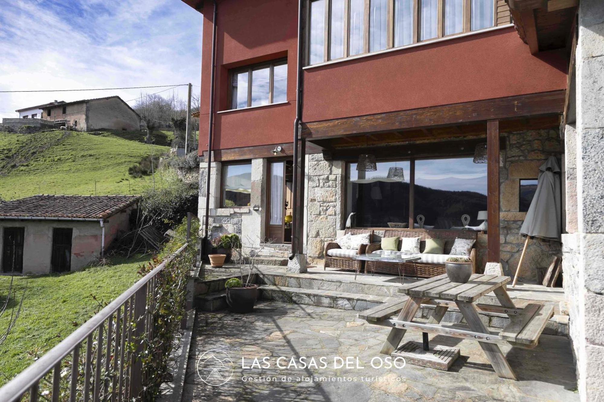 El Mirador De San Trocaya - Las Casas Del Oso Villamarcel Esterno foto