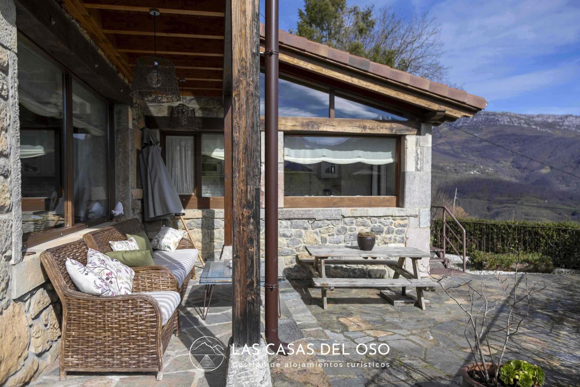 El Mirador De San Trocaya - Las Casas Del Oso Villamarcel Esterno foto